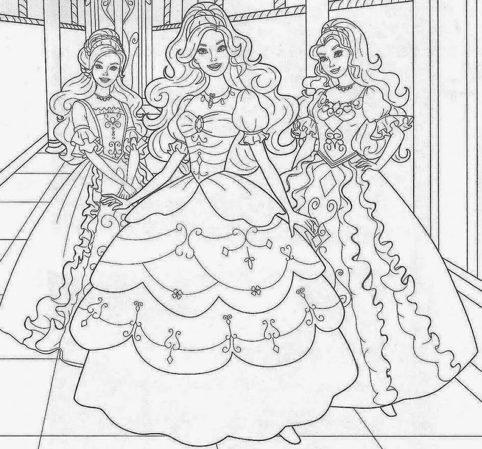 High-Quality Barbie Drawing Printable Photo Art