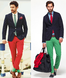 outfit pantalon rojo formal
