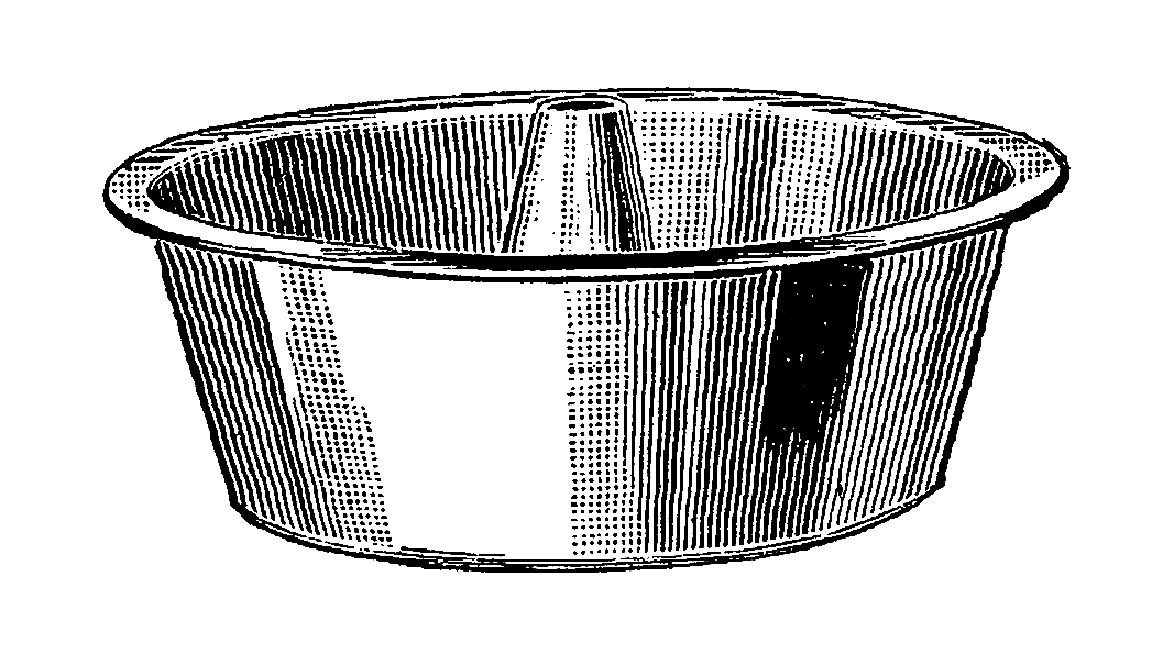 Digital Stamp Design Free Digital Kitchen Baking Pan Antique Illustrations Bread Box Bundt Cake