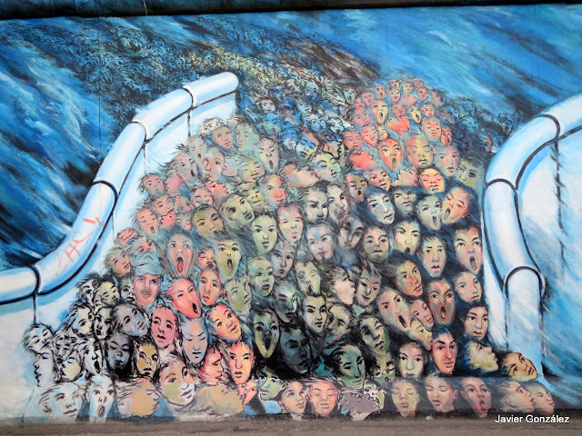 Muro de Berlín. Berlin wall. East Side Gallery