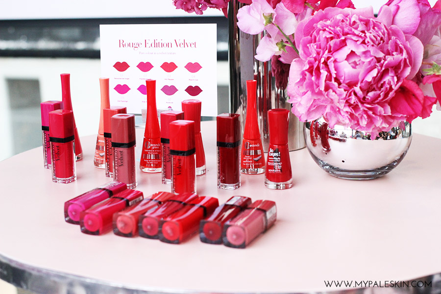 #bourjoissummer bourjois paris product launch rouge edition velevet lipstick swatch my pale skin