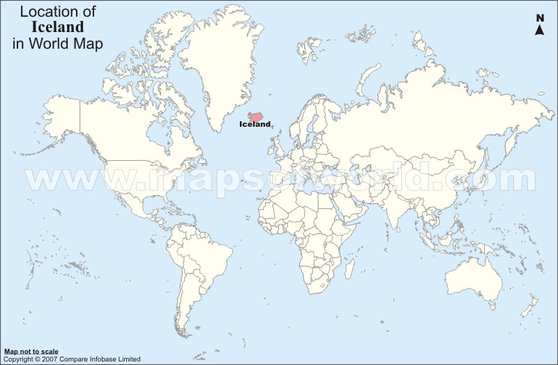 45LOVERS: world map iceland