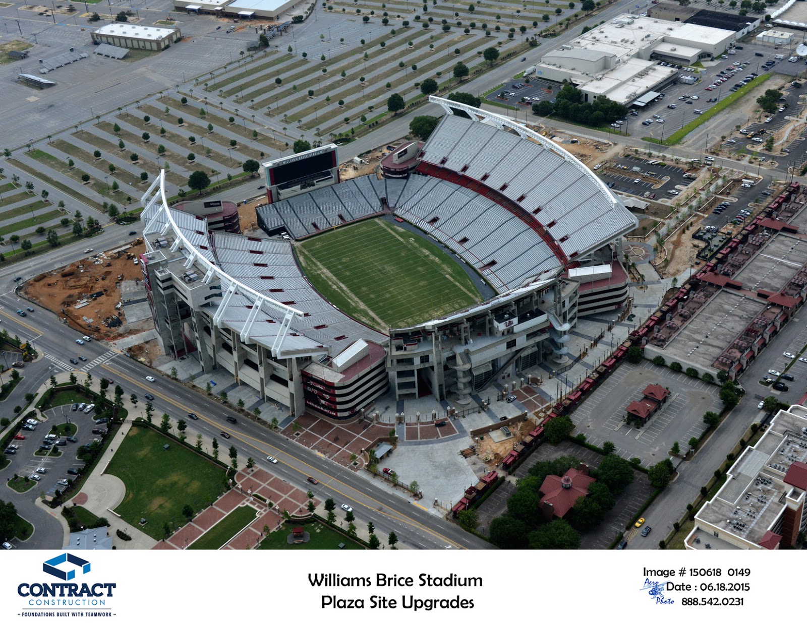 Wood+Partners Inc. More Construction Pic Updates from USC's Williams Brice Stadium Springs