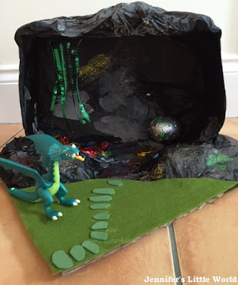 Craft - How to make a dragon cave and magic dragon egg
