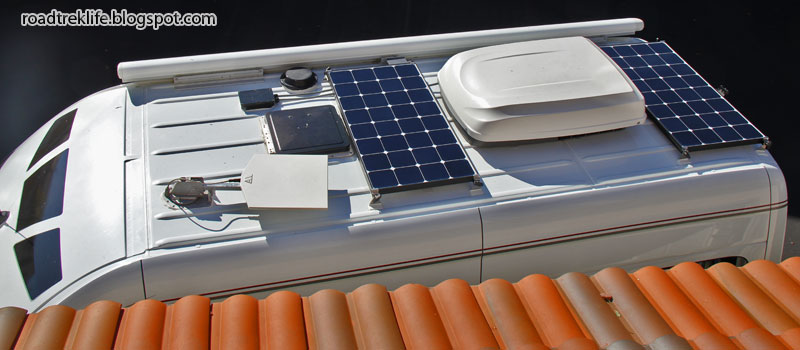 Roadtrek Modifications/ Mods, Upgrades, and Gadgets. 200 Watt Solar Panel Installation on