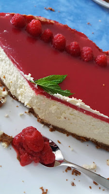 Cheesecake à la framboise; Cheesecake à la framboise