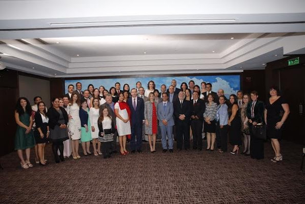 Queen Letizia of Spain met with the Iberoamerican Alliance for Rare Diseases at Presidente Hotel