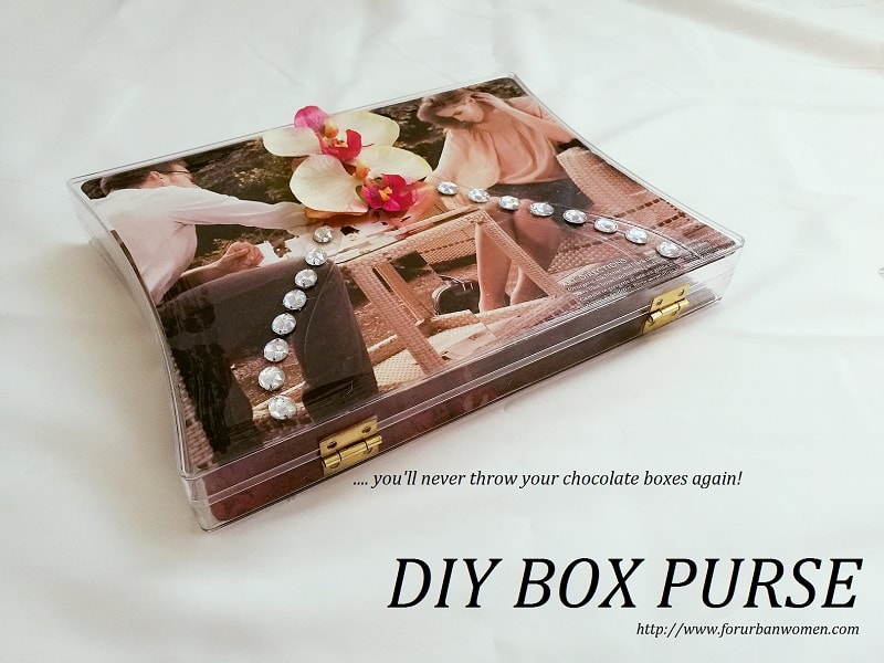 How to Recycle your Empty Chocolate Box into a Chic Clutch For Urban