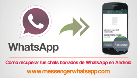 Como recuperar tus chats borrados de WhatsApp en Android
