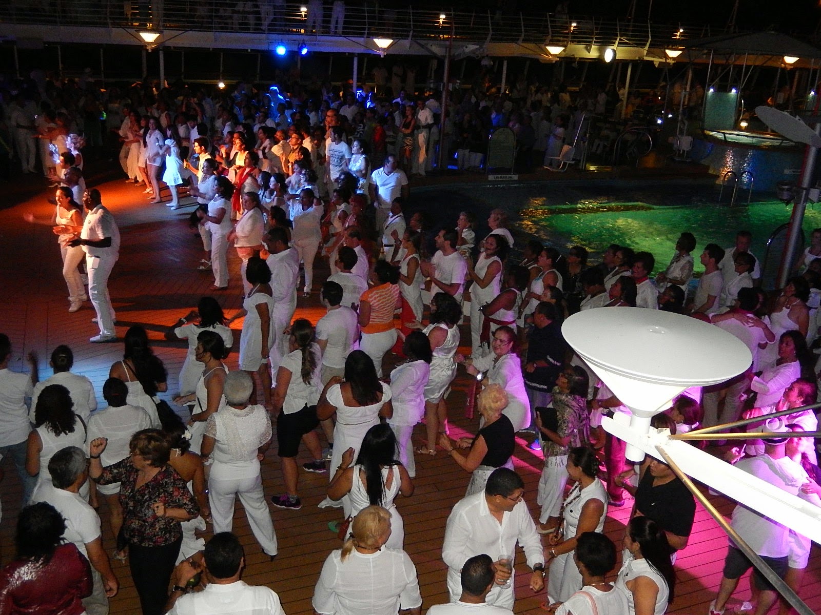 Save Pleasure Island Blog White Party on Vision Of The Seas