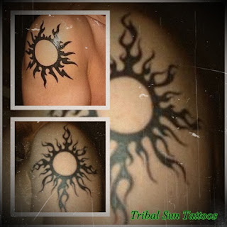 tattoo trend, tattoo trend design, tattoo inspiration, new tattoo trend design, tribal sun tattoo design