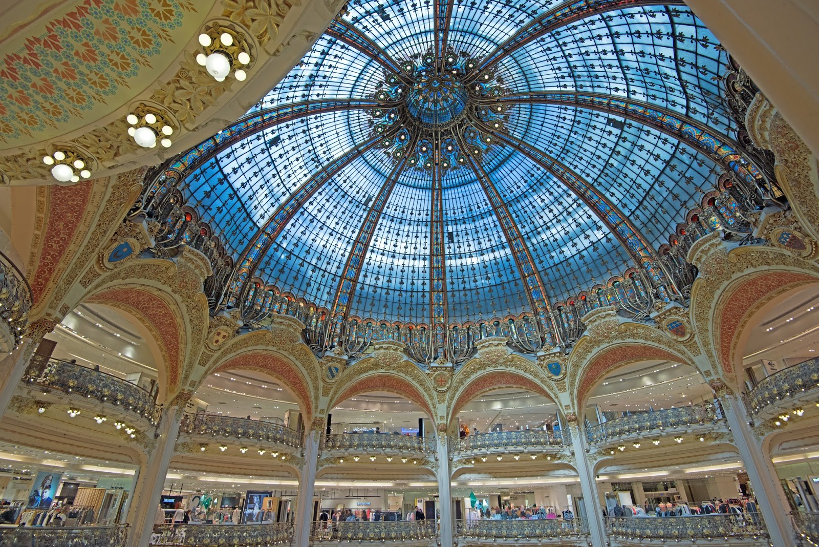 London And Paris Paris The Opera Galeries Lafayette Chickens