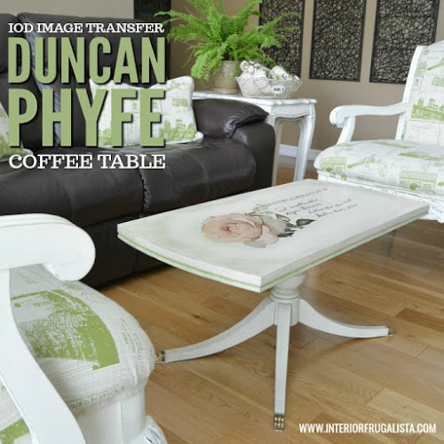 Duncan Phyfe Coffee Table With French Furniture Transfer 