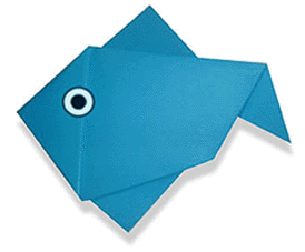 Fish - Easy Origami instructions For Kids