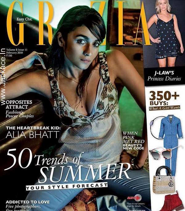 The Beautiful Alia Bhatt Graces The Cover Of Grazia