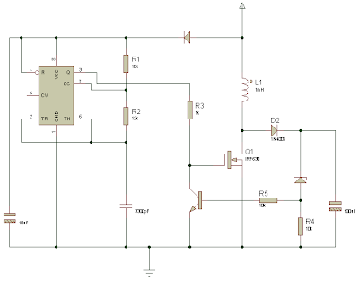 Microcontroladores PIC: Inversor elevador de voltaje 12V-24V con LM555