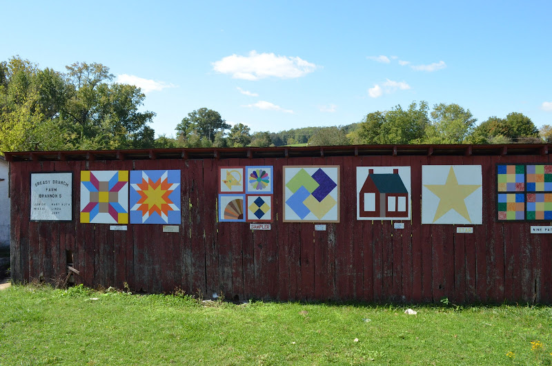 Around the Blocks Quilt Blocks on Barns