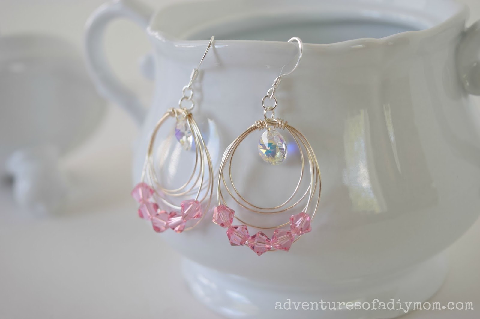 How to Make Wire Circle Earrings Adventures of a DIY Mom