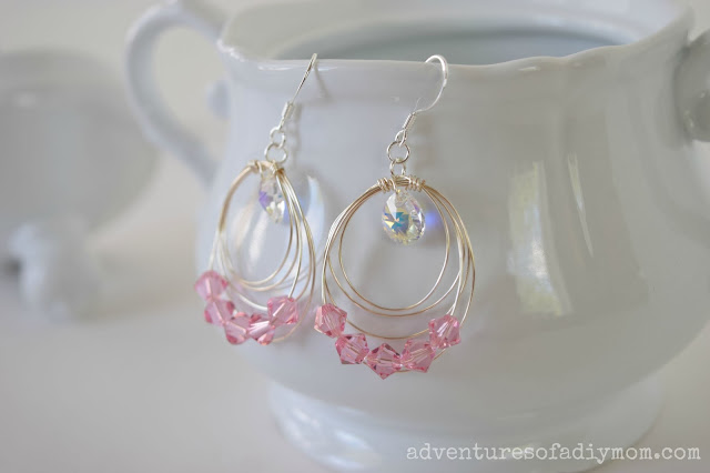 How to Make Wire Circle Earrings