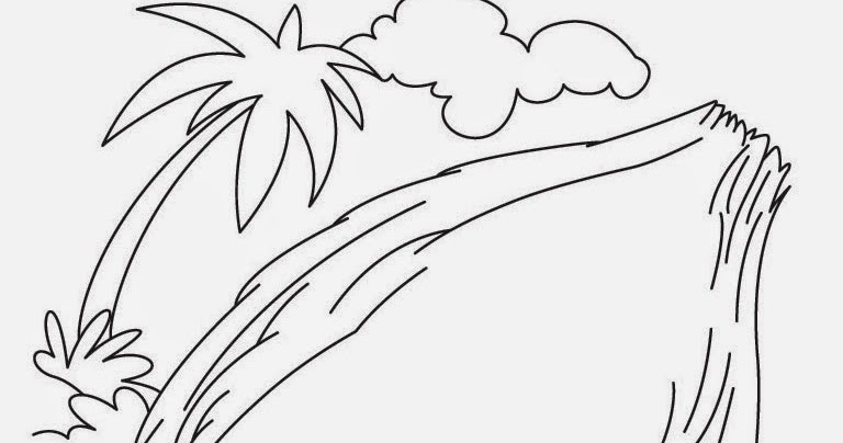 gambar mewarnai buah kelapa