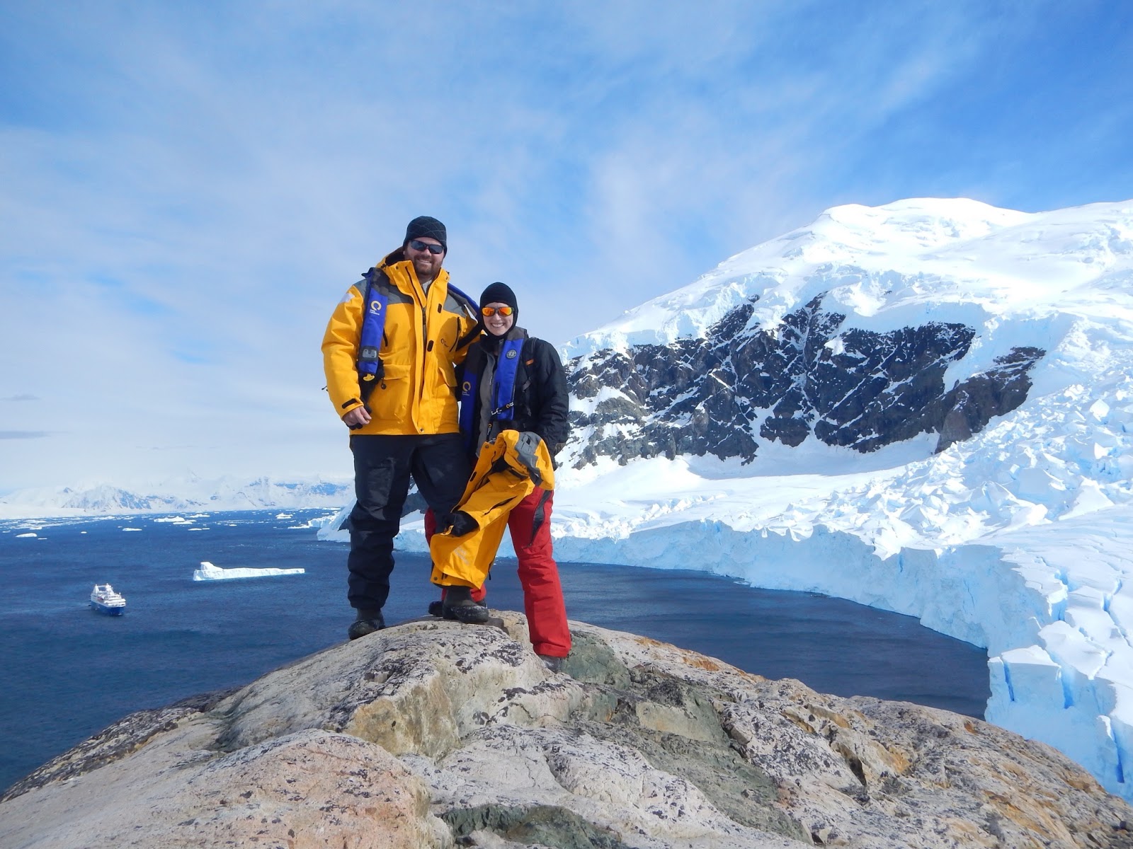 Sanders Travel Centre Sarah in Antarctica