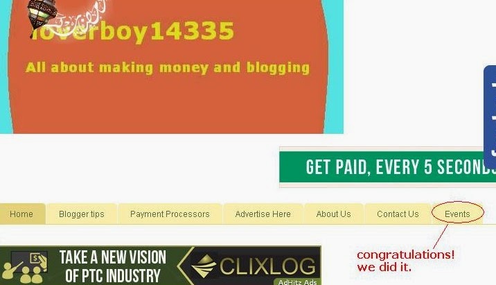 make pages in blogger