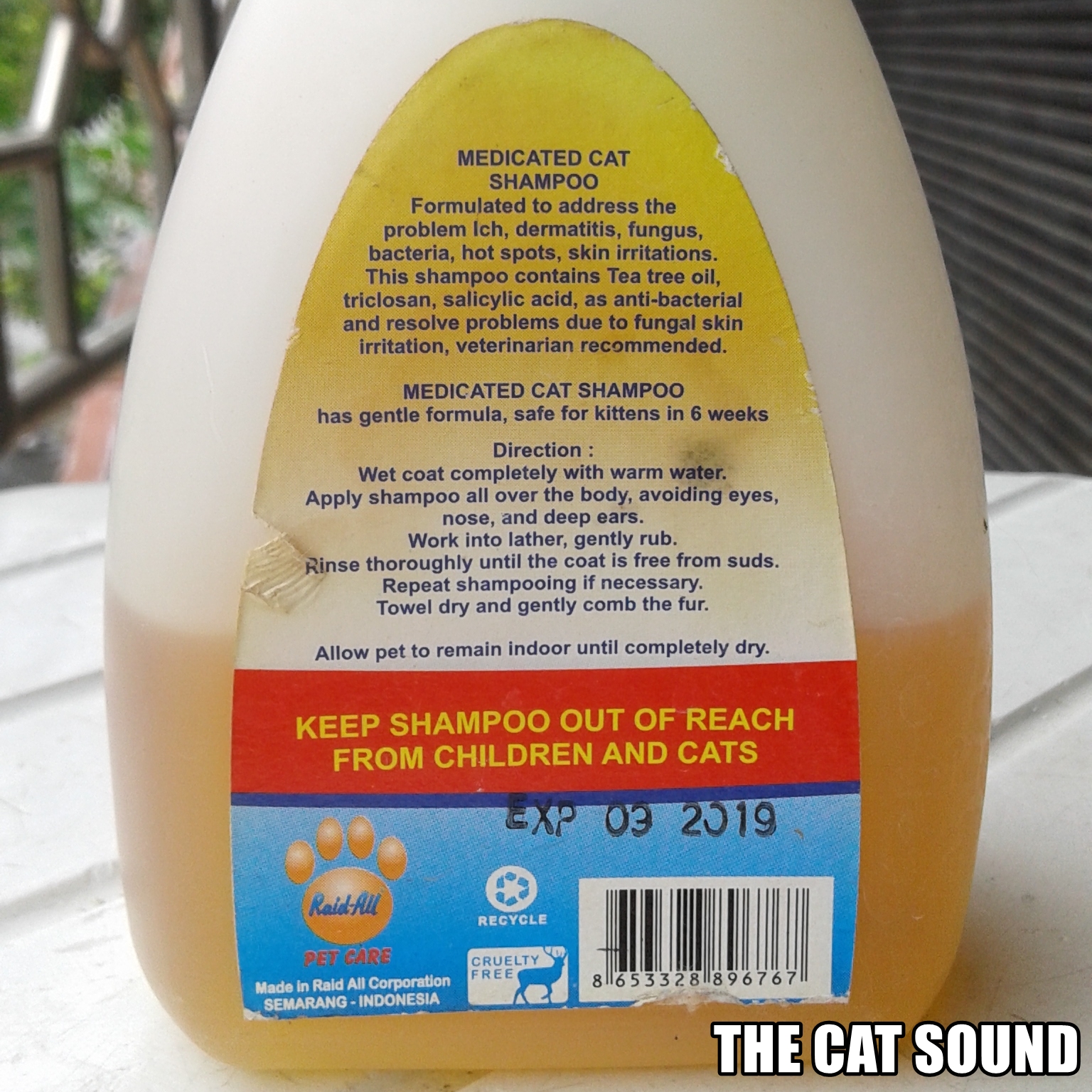 The Cat Sound Review Shampoo Kucing My Kitty Medicated Cat Shampoo