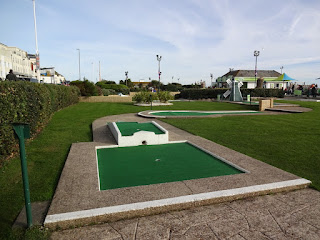 The Crazy Golf course in Hastings, East Sussex
