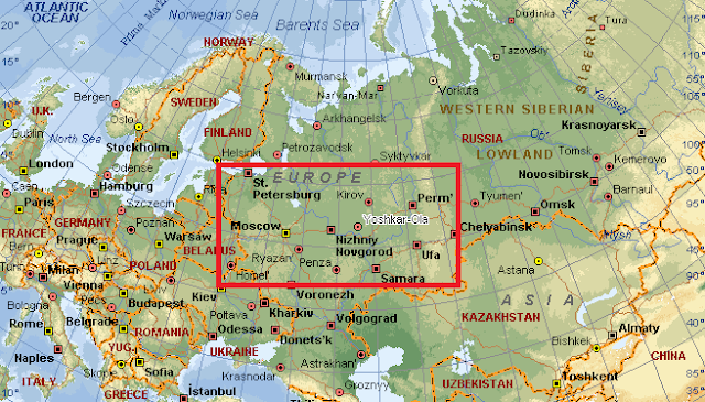 Selección de Climas Habitados: Temperaturas grandes ciudades oeste de Rusia