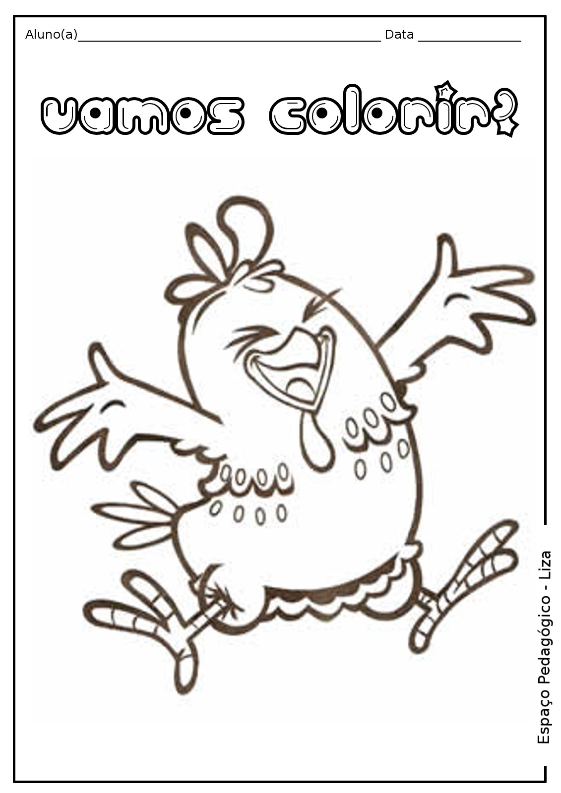 35 Desenhos da Galinha Pintadinha para Imprimir e Pintar  Desenho da  galinha pintadinha, Galinha desenho, Páginas de colorir com animais