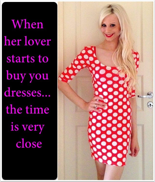 Star TG Captions Her lover is buying you dresses TG Caption