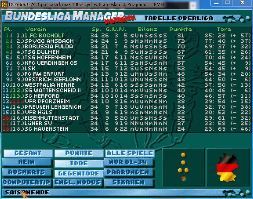 Bundesliga Manager Hattrick Download Vollversion Kostenlos Produktrezensionen, Testberichte, PC-Spiele: Bundesliga Manager