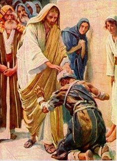 Dispensário Santana ::: Jesus cura um leproso.