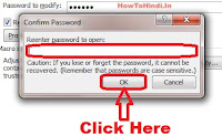 how to set password protect in word 2007