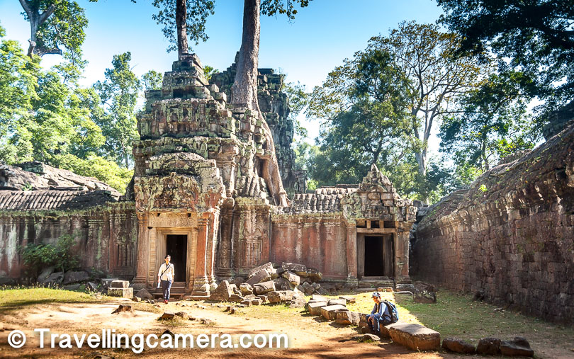 Whenever you plan for Cambodia and visit in Angkor Wat, Ta Prohm is one of the most important temples in this World Heritage site. As we shared in our last post, there are different categories of tickets which allow you to explore Angkor wat Heritage site in a day, 3 days or a week. Irrespective of the ticket you have bought, it's highly recommended to visit Ta Prohm and appreciate it grandness and how the giant trees have converted some of it structures into ruins.