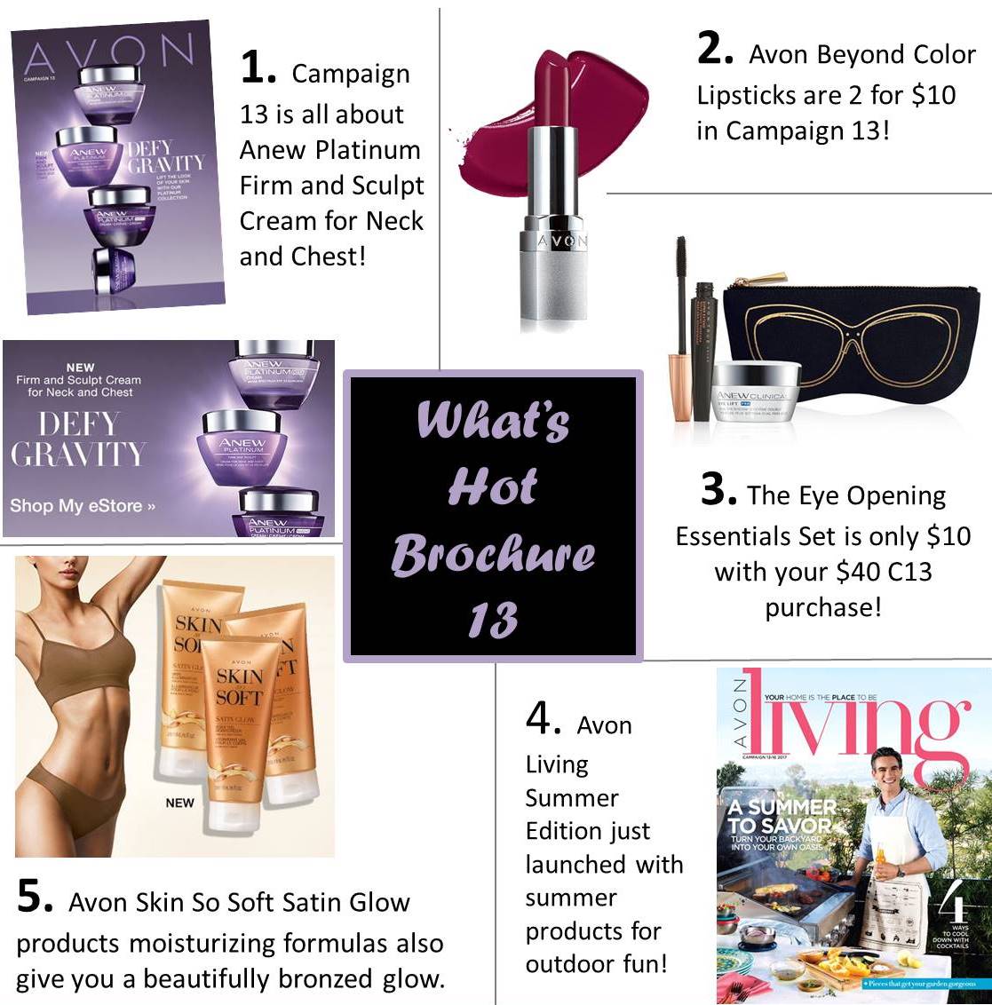 Erica's Fashion & Beauty Avon Campaign 13 2017 What's Hot