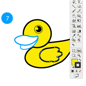 Tutorial Adobe Illustrator Membuat Desain Gambar Bebek