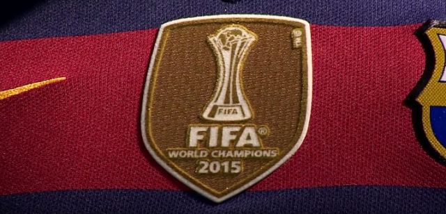 FCバルセロナ 2015-16 ユニフォーム-クラブW杯2015優勝バッジ