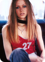 Avril Lavigne in early 2002