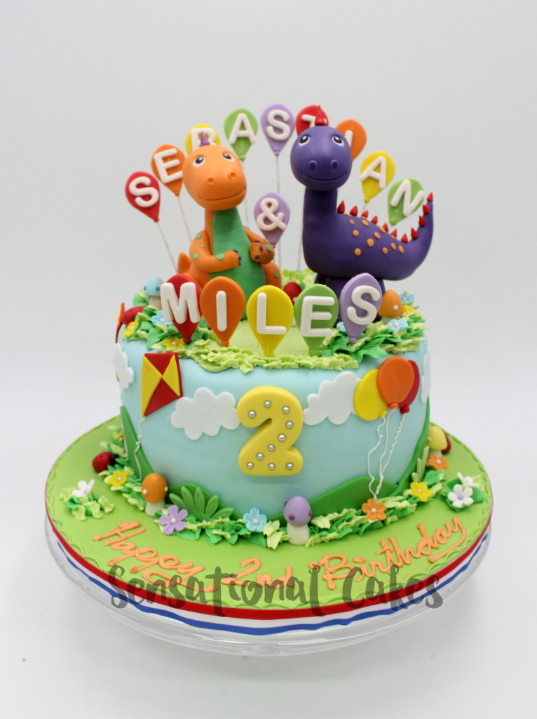 The Sensational Cakes: Dinosaur Theme Birthday Cake Singapore #DinoCake