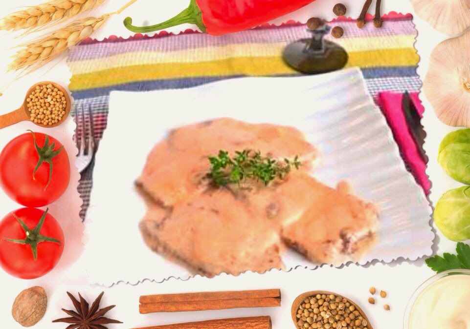 scaloppine rosa al mascarpone