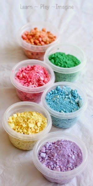 How Do You Make Colored Chalk Powder?