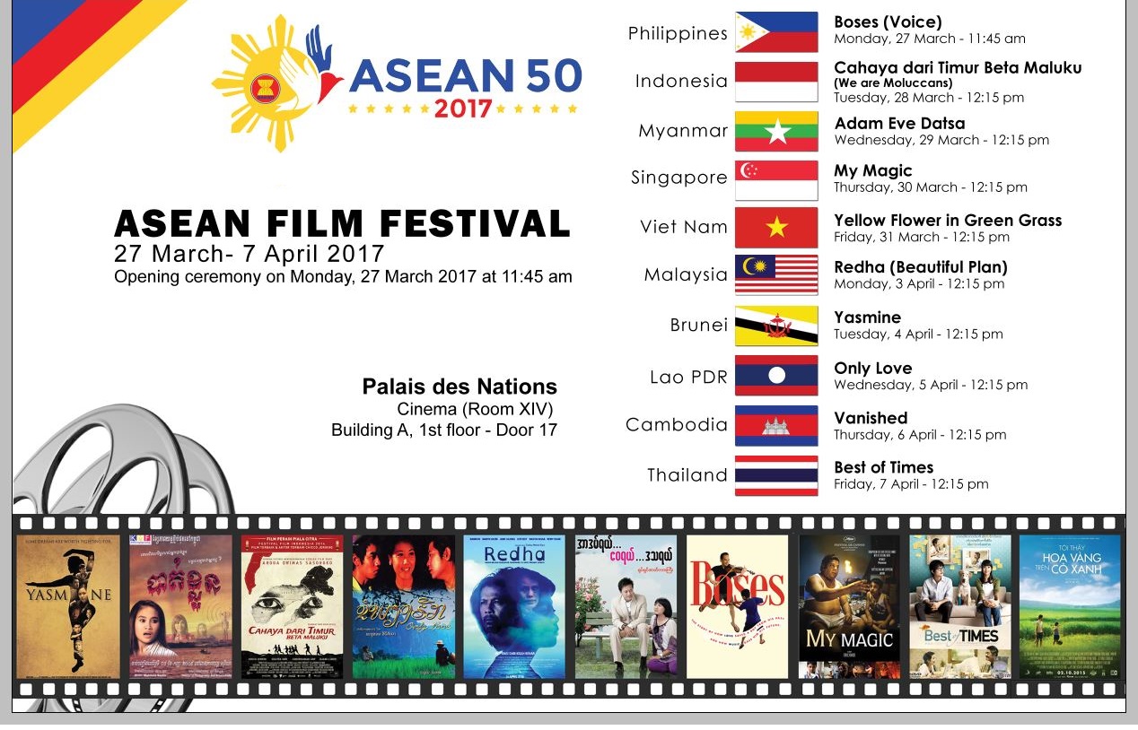 Syowing ASEAN Film Festival in Geneva Kicks Off with Pinoy Film "Boses"
