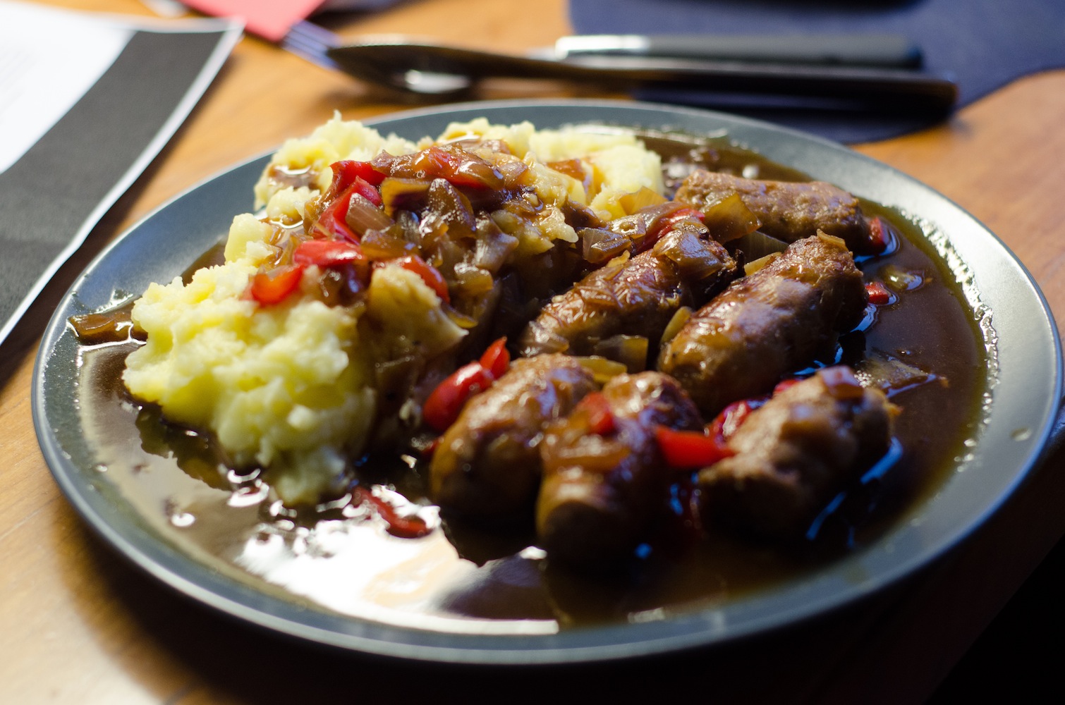 Sausage Casserole and Mash Recipe MissIsGoode