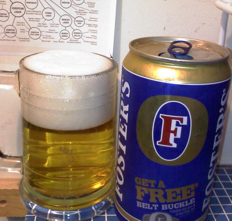 Not Another Beer Review: Shitty Beer Tuesday #2: Foster's Lager