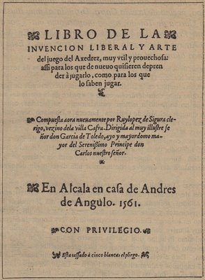 Una partida de Ruy López de Segura..de 1560! Una reliquia!   Suscríbete a nuestro canal en  y…