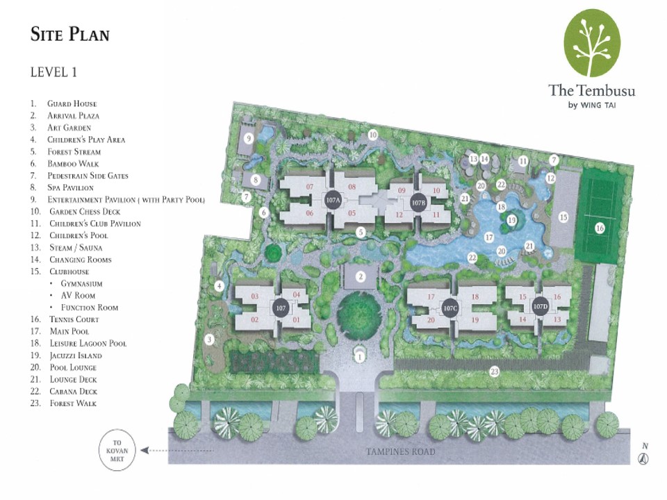 The Property Game THE TEMBUSU FLOOR PLANS and SITE MAP