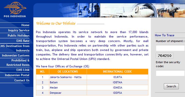 Begini Tata Cara Cek Resi Ems Di Website Resmi Pos Indonesia Cara Check In Hotel