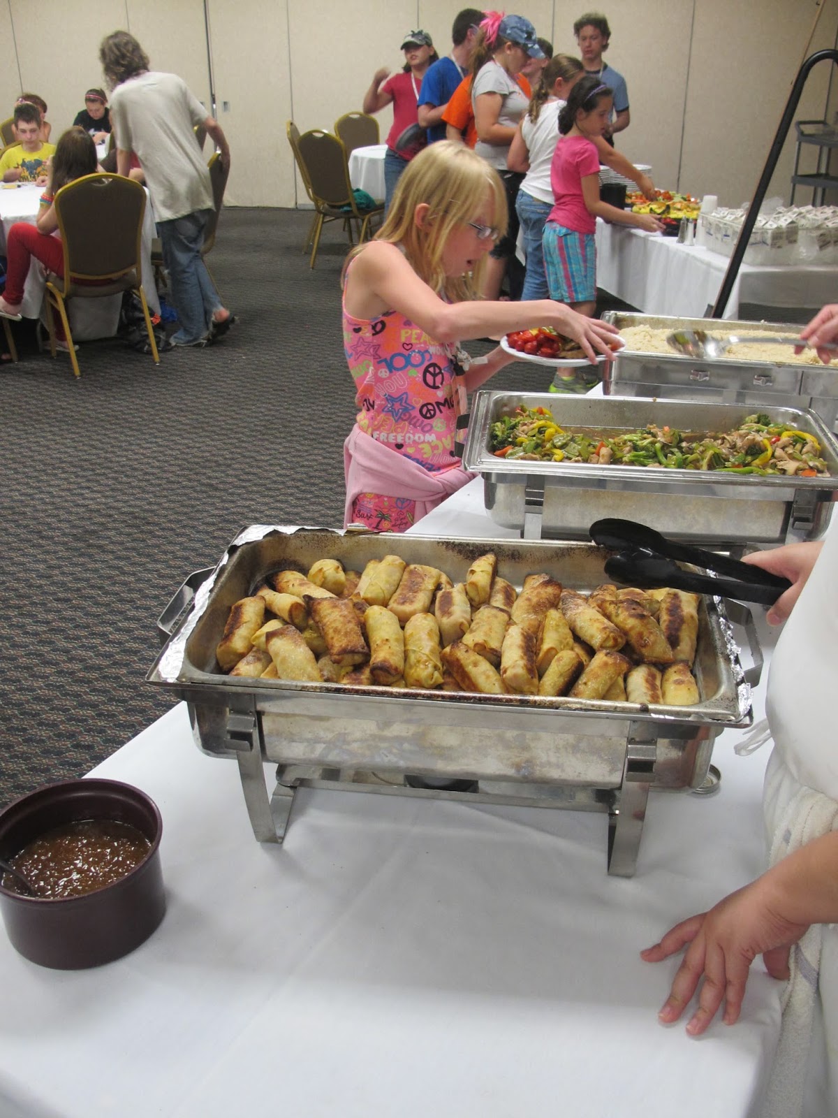 Circle Round the Square Stir Fry and Egg Rolls and Some Chinese Words