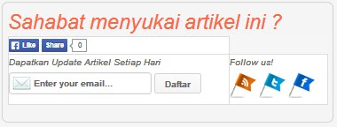 Aneka Macam Cara Membuat Widget Subscribe Blog